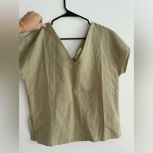 BRAND NEW OAK + FORT LINEN TOP